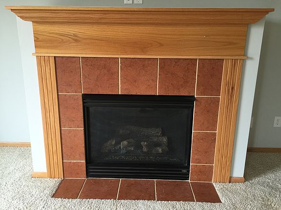 gas log fireplace