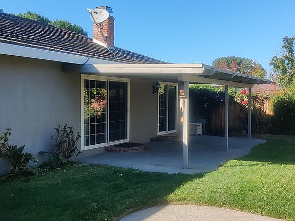 Second backyard patio looking towards rear of home
