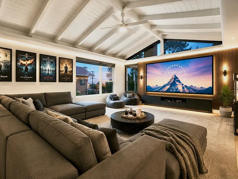 Upstairs bonus room with AI with virtual furnishings