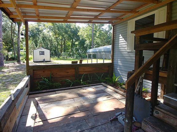 Front porch old timber floor