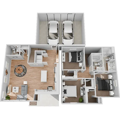 Floor plan PLAN C1 TOWNHOME