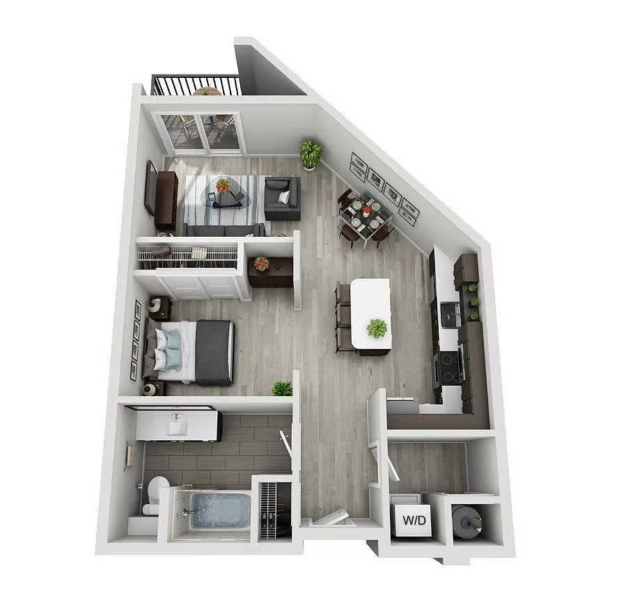Floor plan A5 (Studio)