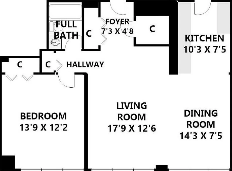 1 bed, 781 sqft, $1,822 — Photo 3