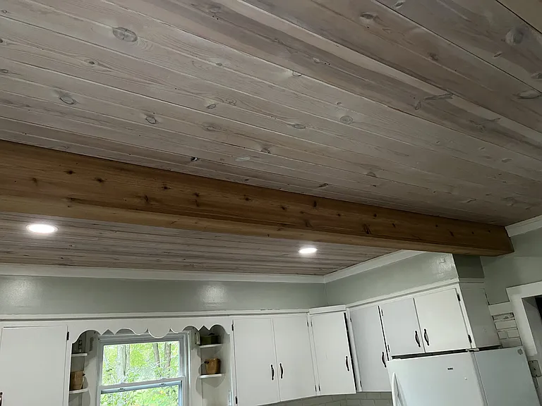 New Kitchen ceiling with canned lights