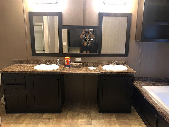 Master bath. Double sink. 