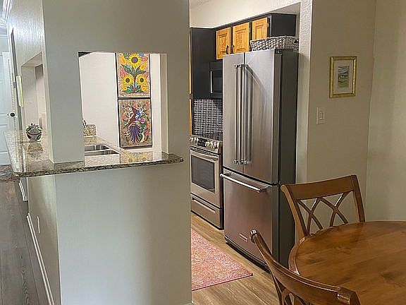 Dining room and kitchen 