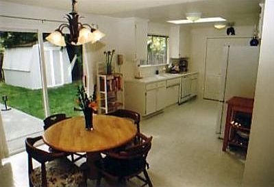 dining and open kitchen