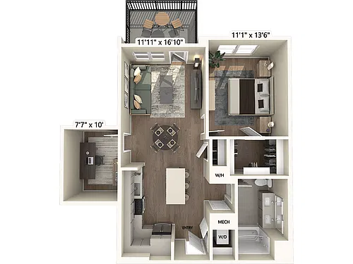 Floor plan A7m1-D-Upgrade