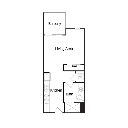 Floor plan S4 Studio