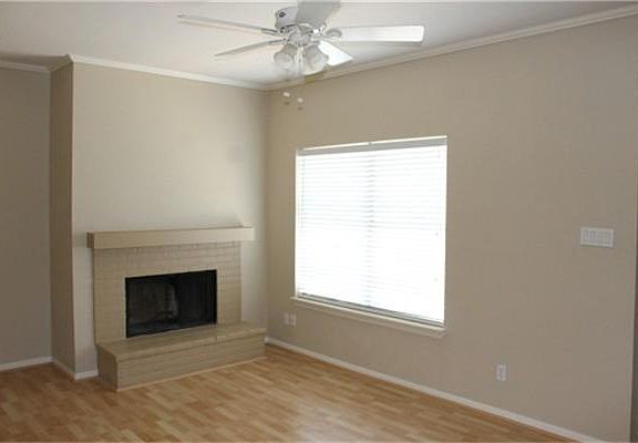 Wood burning fireplace
