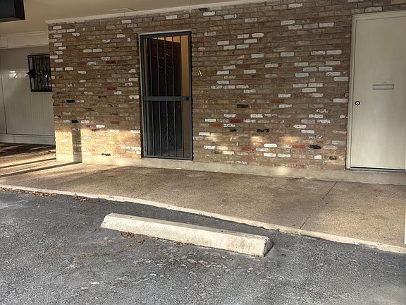 Front door and private parking