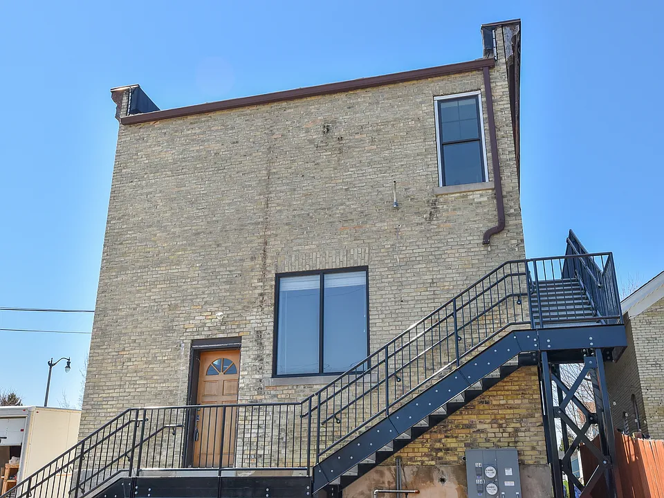 Rear of Building - Fire Escape and Stairwell