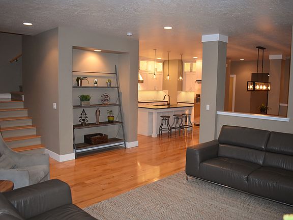 Living room to kitchen