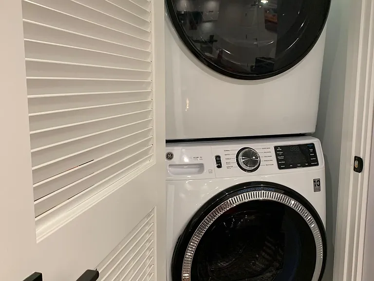 full laundry room in the unit