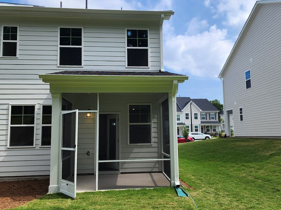 Outside from the backyard view