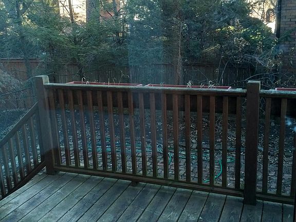 REAR DECK AND YARD