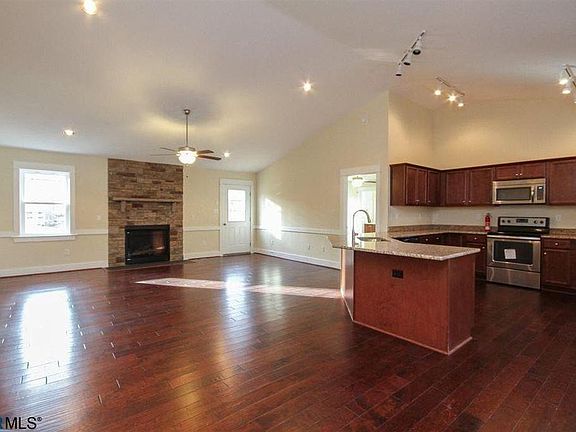 Large open concept kitchen and living room