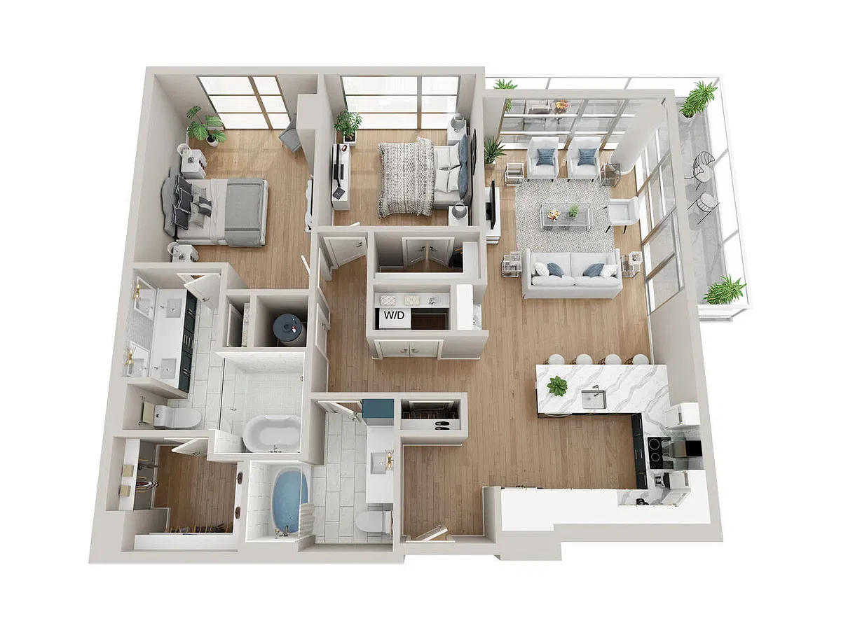Floor plan B2T