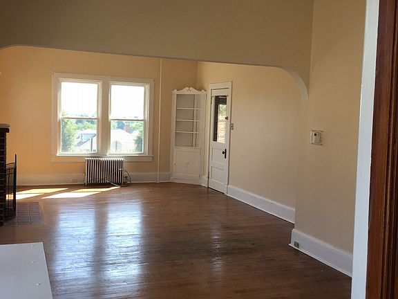 Dining/Living Room view from Kitchen doorway.