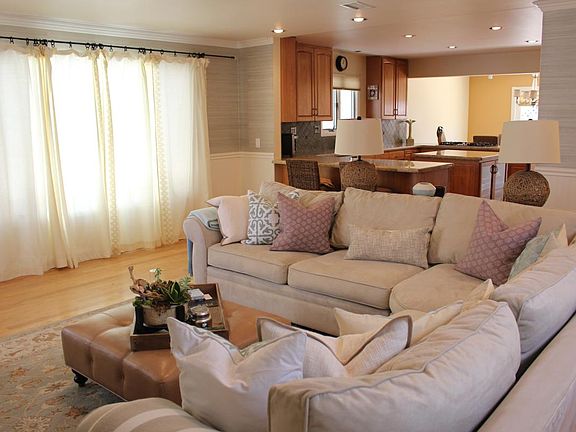 Beautiful well-lit family room.