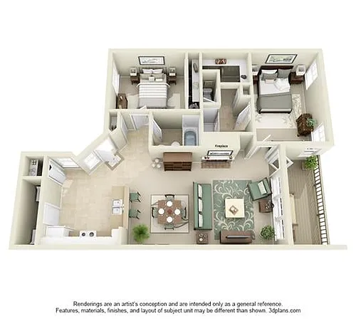 Floor plan Larkspur II