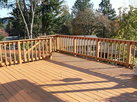 Large Backyard Deck