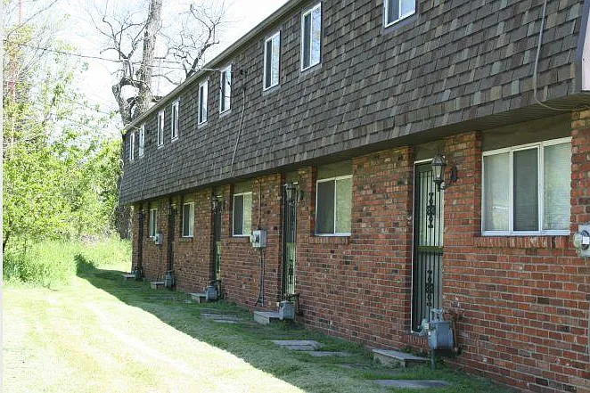 Front of townhome