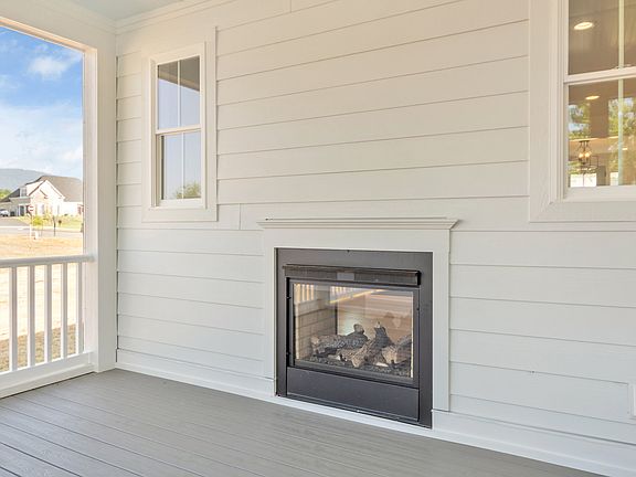Optional double sidded fireplace