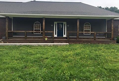 Front Porch and Door