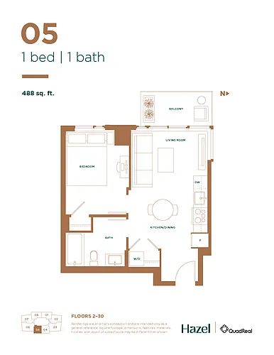 Floor plan 905