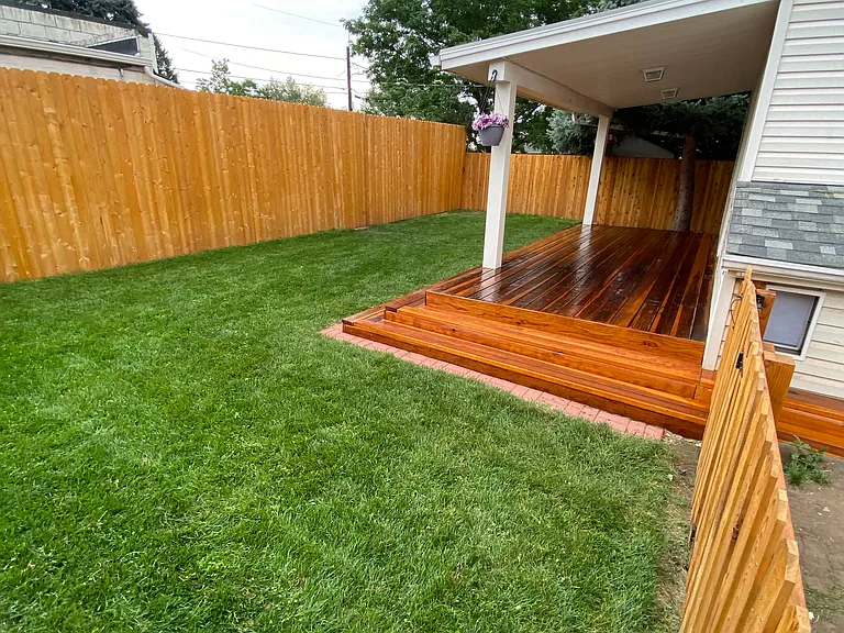 Dog door to dog yard