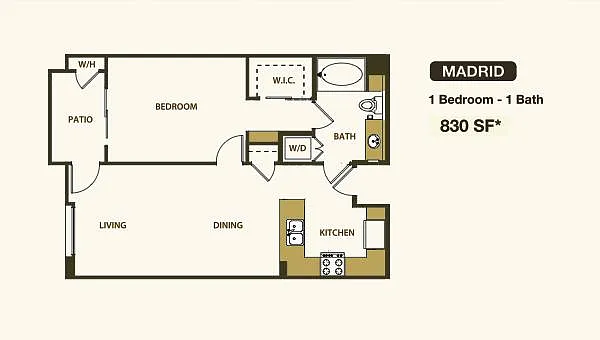 Floor plan Madrid