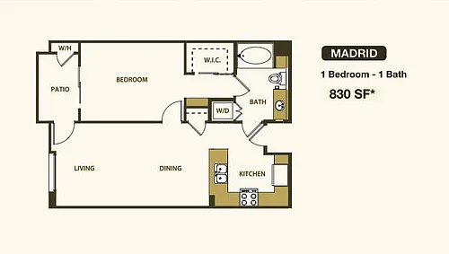 Floor plan Madrid