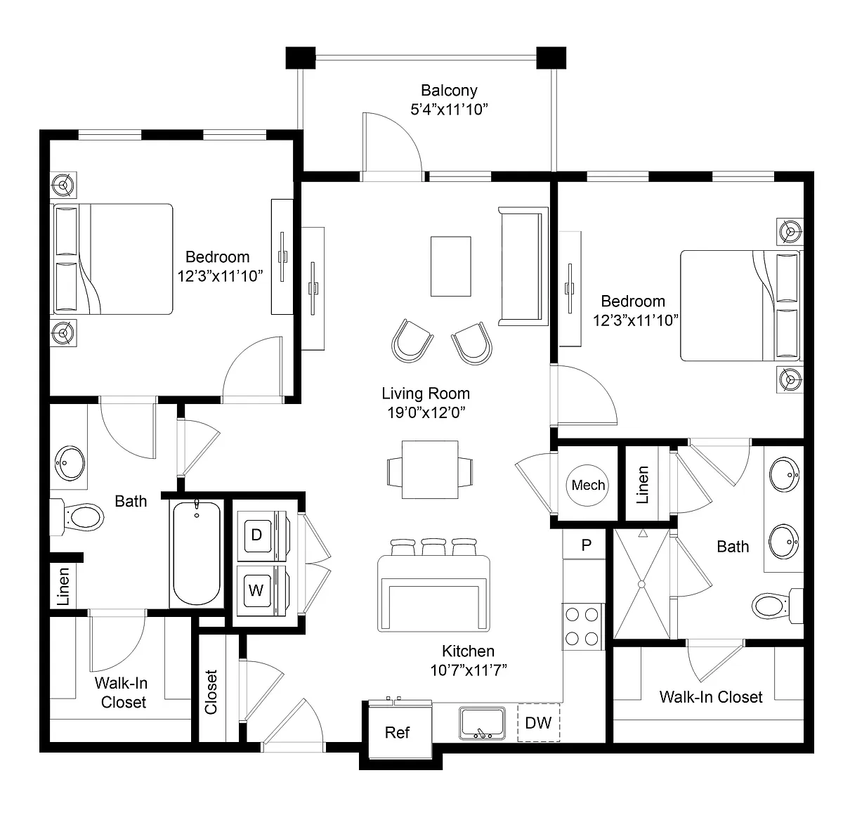 Floor plan Hideaway