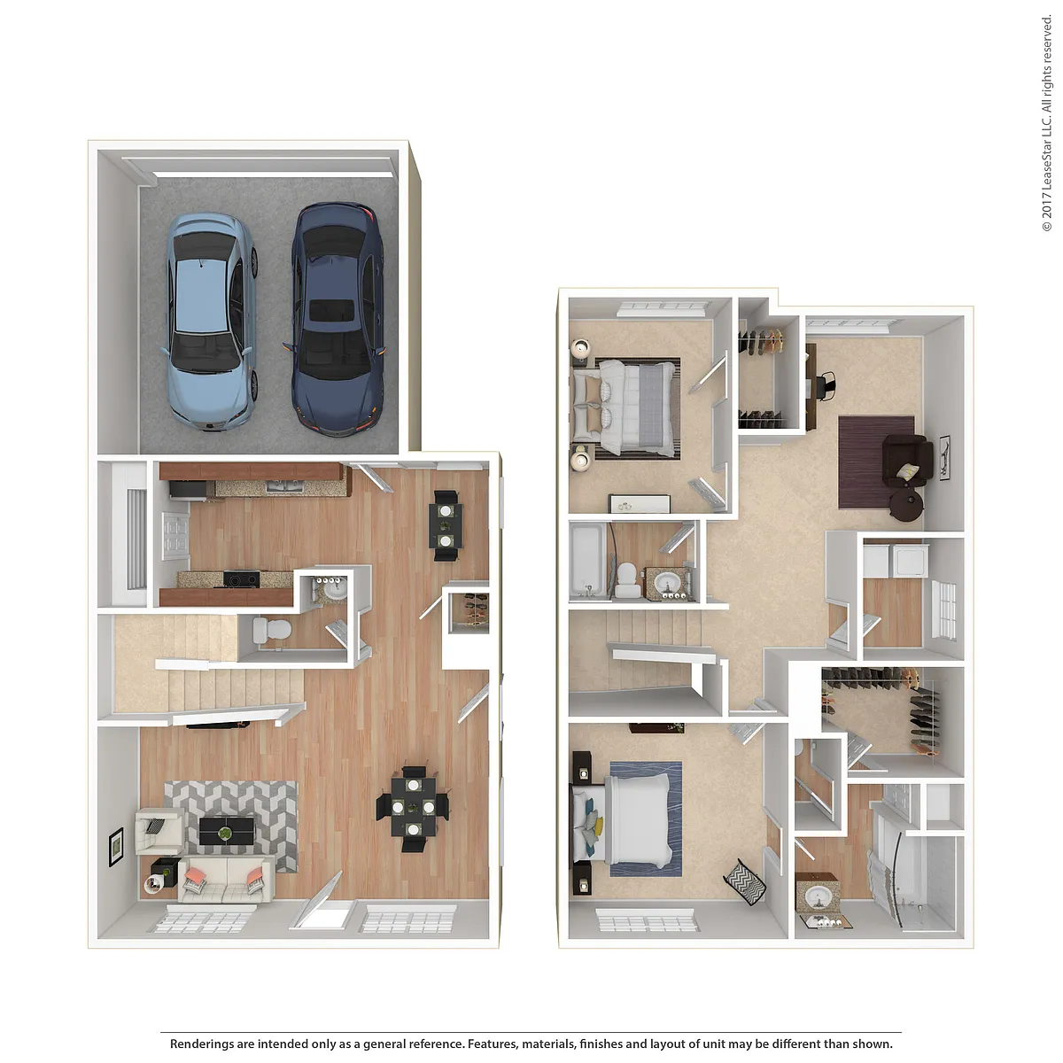 Floor plan 2 Bedroom - B3
