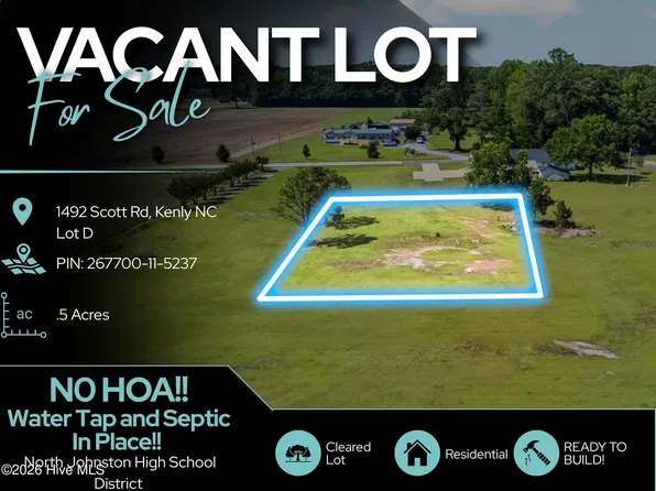 1492 Scott Road LOT D, Kenly, NC 27542