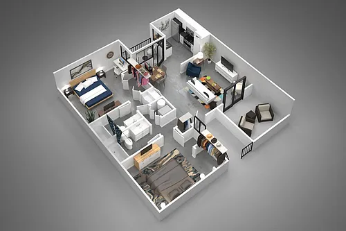 Floor plan 2B