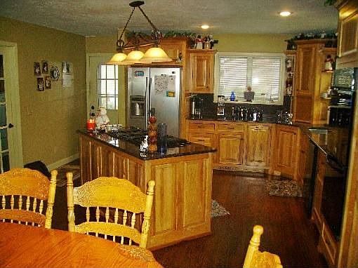 Kitchen with Hickory Cabinets