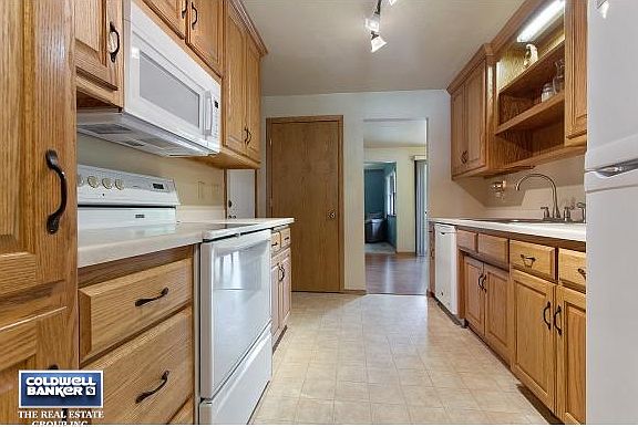 View of kitchen.