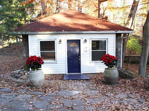front of cottage