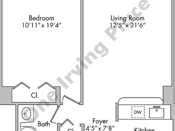 2nd image of 1 Irving Pl APT P17c