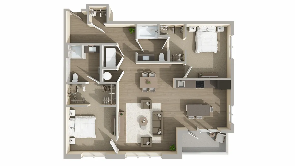 Floor plan B3
