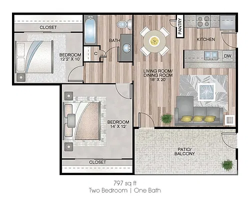 Floor plan B1