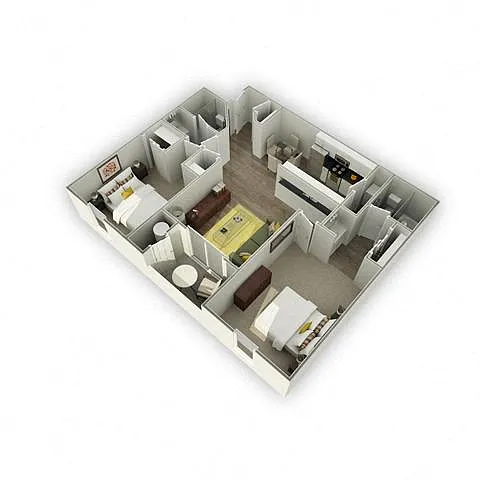 Floor plan 2A Renovation 3