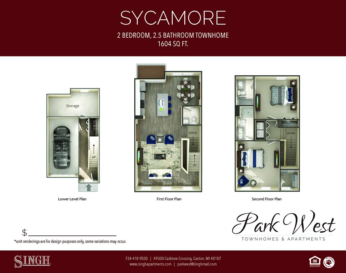 Floor plan Sycamore