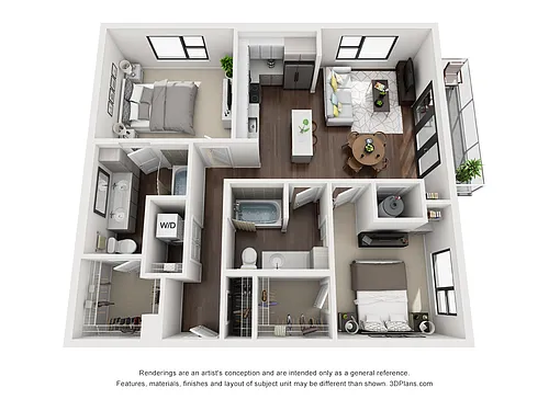 Floor plan B1B