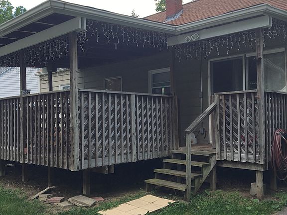 rear of home