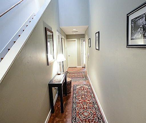 First Floor Entrance. Walk straight ahead to First Floor Ba