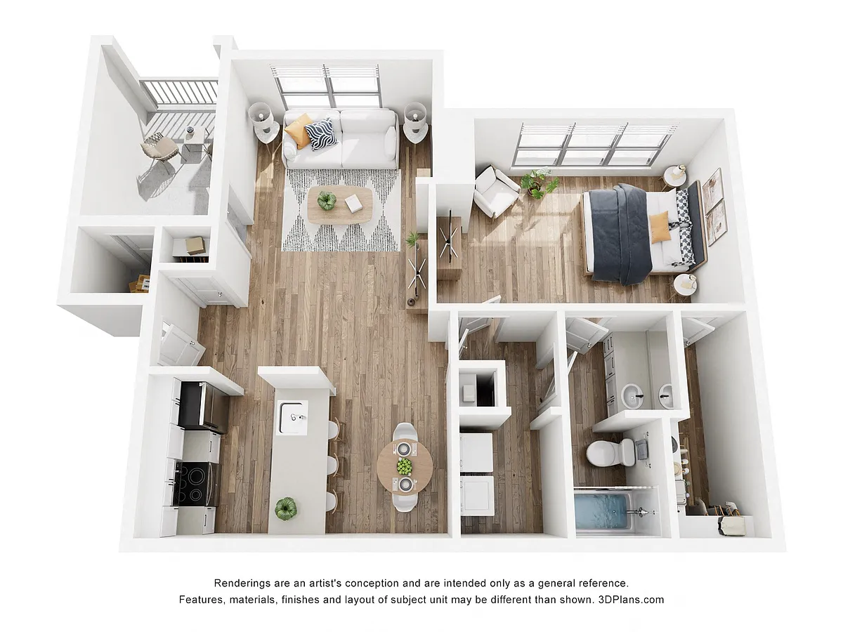 Floor plan 1/1 Partial Coastal Renovation
