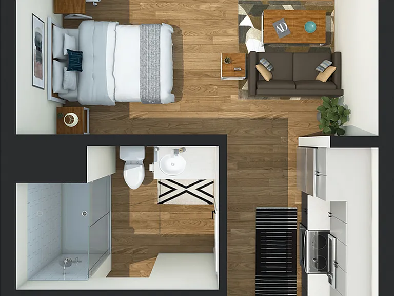S1 - 425sqft S1 - 425sqft